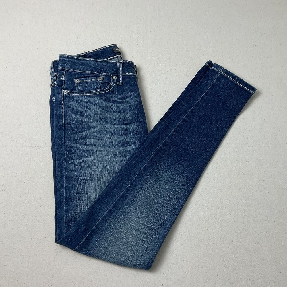 Levis 535 Legging Womens 5M Tight Blue Denim Super Skinny Jeans